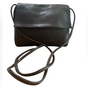 Harvest Leather Design David Switzer Artisan Brown Leather Crossbody Purse 👜